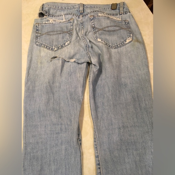 ABERCROMBIE & FITCH Womens Emma Very Distressed Jeans 25 - Picture 14 of 16
